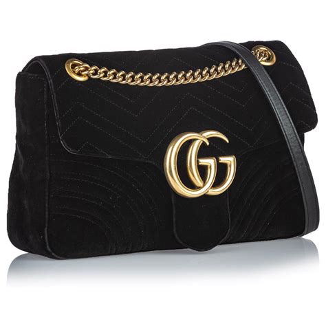 sac gucci marmont noir|sac marmont Gucci.